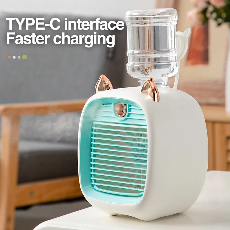 Beat the Heat & Breathe Easy: The Mini AC That's a Triple Threat!