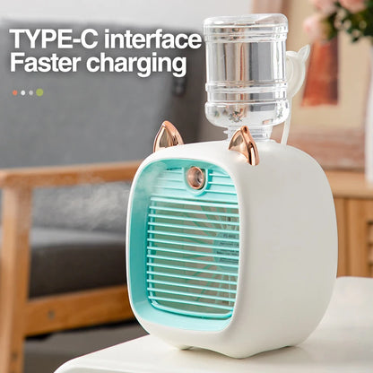 Beat the Heat & Breathe Easy: The Mini AC That's a Triple Threat!