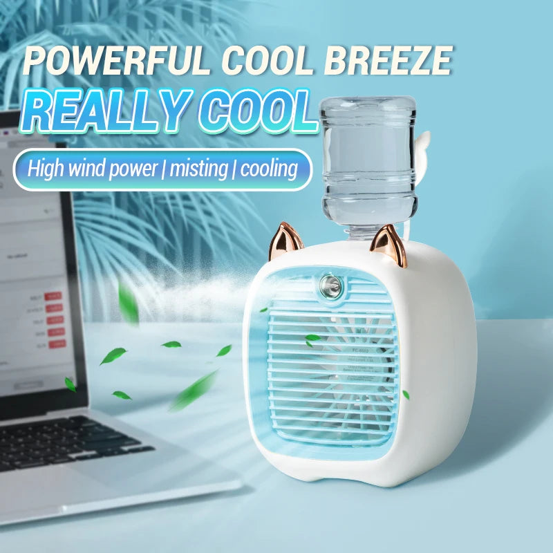 Beat the Heat & Breathe Easy: The Mini AC That's a Triple Threat!