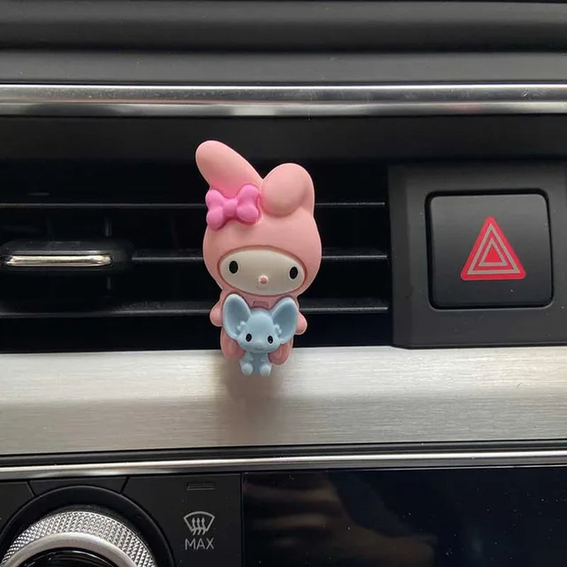 Sanrio Car Air Freshener: Kuromi, Cinnamoroll & Friends! Cute Fragrance & Decor