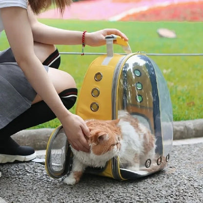 Blast Off to Adventure with Your Furry Copilot: The Astronaut Pet Carrier!