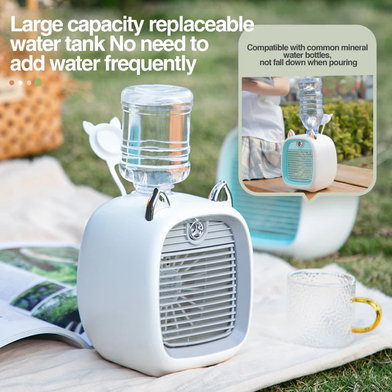 Beat the Heat & Breathe Easy: The Mini AC That's a Triple Threat!