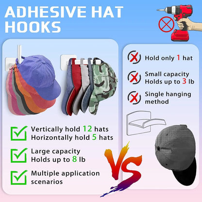 Banish Hat Havoc: The Double Play Hat Hangers That Keep Your Caps in Top Shape!