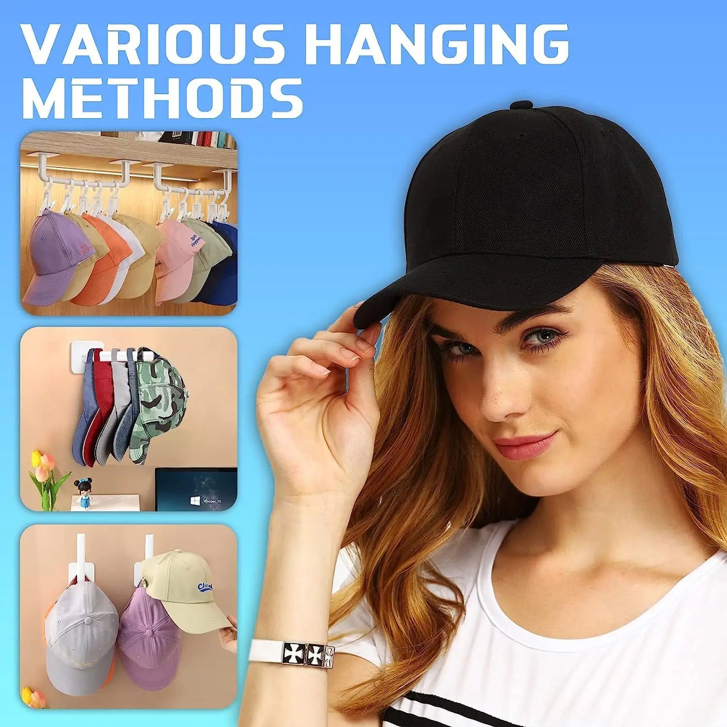 Banish Hat Havoc: The Double Play Hat Hangers That Keep Your Caps in Top Shape!