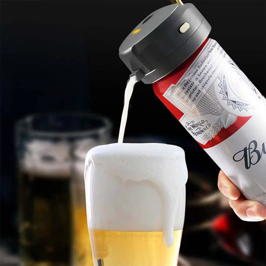 Portable Electric Beer Dispensers 40000 Times/S Ultrasonic Vibration Special Purpose for Bottled & Canned Beer Foam Machine